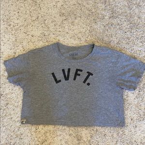Live Fit. Apparel Crop Tee